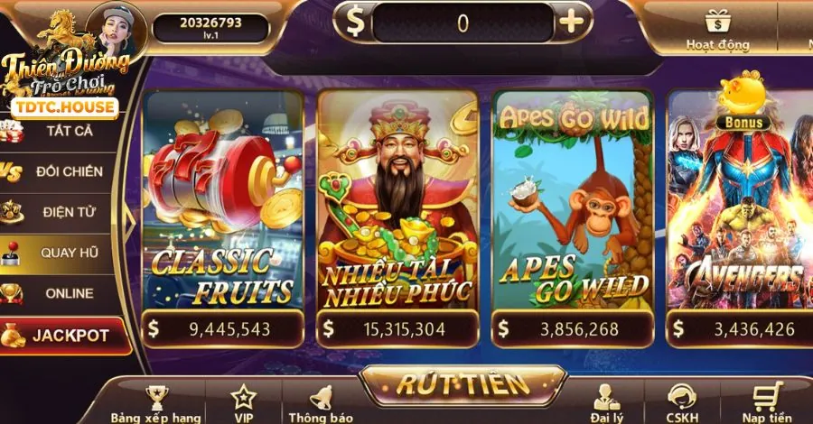 Trò chơi Casino Trực Tuyến tại 7clubs cổng game